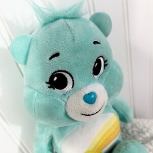 Wish Bear Care Bears Plush | Soft Teal Cuddle Teddy Bear